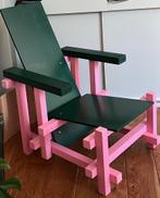 Rietveld look stoel van okoume (buitenkwaliteit), Ophalen of Verzenden, Nieuw, Hout, Eén