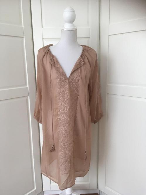 Floryday nieuwe bruine chiffon tuniek jurk M (valt als XL), Kleding | Dames, Blouses en Tunieken, Nieuw, Maat 38/40 (M), Bruin