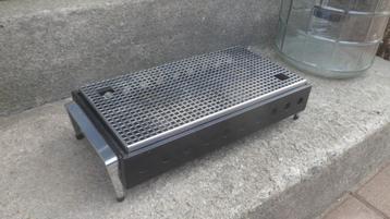 Vintage Brabantia rechaud, warmhoudplaat zwart metaal chroom beschikbaar voor biedingen