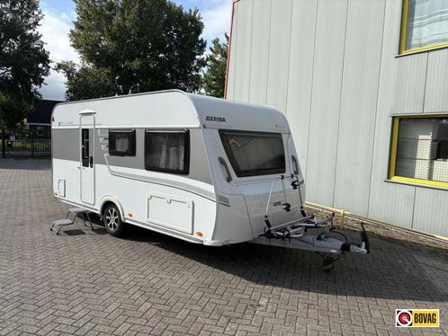 Eriba Exciting 400 DB Voortent, Mover, Fietsenr, Caravans en Kamperen, Caravans, Bedrijf, tot en met 4, 1000 - 1250 kg, Treinzit
