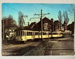 Foto van htm tram nr 75 en bijwagens, Ophalen of Verzenden, Zo goed als nieuw, Tram, Kaart of Prent