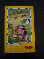 Kleine Vos Wordt Grote Beer - HABA Kinderspel, HABA, Ophalen of Verzenden, Zo goed als nieuw, Drie of vier spelers