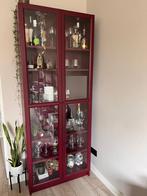 IKEA Billy Kast - Rood, Gebruikt, 200 cm of meer, Glas, 25 tot 50 cm