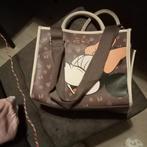 Dames hand tas, Sieraden, Tassen en Uiterlijk, Tassen | Damestassen, Ophalen, Zo goed als nieuw, Bruin, Handtas