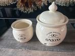 Claire Wilson uien- en knoflookpot set, Ophalen of Verzenden, Gebruikt