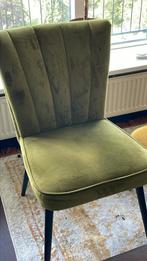 Groene Velvet Stoel van Homestock, Ophalen, Gebruikt, Overige kleuren, Eén