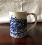 Handbeschilderde bierpul van Plateelbakkerij Zenith, Ophalen of Verzenden, Zo goed als nieuw, Pul(len), Overige merken