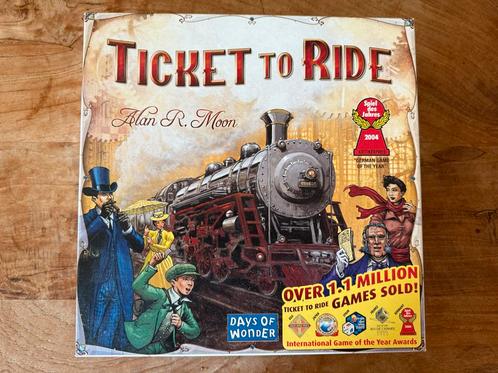 Ticket to Ride Bordspel - Zo goed als nieuw, Hobby en Vrije tijd, Gezelschapsspellen | Bordspellen, Zo goed als nieuw, Drie of vier spelers