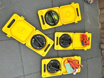 Glaszuigers - 4 stuks in koffer beschikbaar voor biedingen