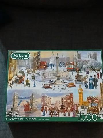 Mooie Falcon de Luxe puzzel 1000 stuks Londen beschikbaar voor biedingen