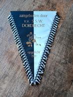 Oud voetbal vaantje S.S.W.  Dordrecht, Ophalen of Verzenden, Gebruikt, Overige binnenlandse clubs, Vaantje of Sjaal