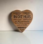 Tekstbord in vorm van een hart, Ophalen