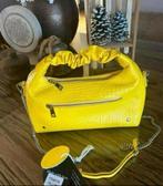 Nunoo Bag mooie gele leren handtas/schoudertasje NIEUW, Ophalen of Verzenden, Nieuw, Geel