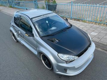 Onvoltooid project: Peugeot 206  WIDE BODY beschikbaar voor biedingen