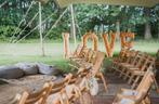 Xxl houten led love letters te huur, Ophalen, Geboorte of Huwelijk