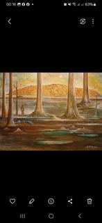 Acryl Schilderij Landschap 90x60, Ophalen of Verzenden