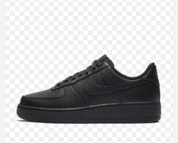 Zwarte Nike Air Force 1  beschikbaar voor biedingen