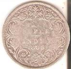 India, ½ Rupee, 1899, zilver, Postzegels en Munten, Munten | Azië, Zilver, Ophalen of Verzenden, Losse munt, Zuid-Azië