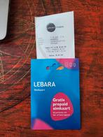 Lebara, pre paid sim card + €20 beltegoed, Ophalen of Verzenden, Nieuw, Overige providers, Prepaidkaart