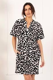 Studio Anneloes jurk / tunic dress dots maat S travelstof, Kleding | Dames, Jurken, Zo goed als nieuw, Maat 36 (S), Zwart, Boven de knie