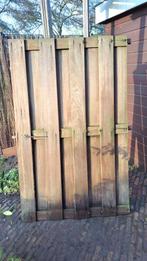 Hardhouten TUINPOORT 1.80 x 1.10 m, Tuin en Terras, Tuinpoorten, Ophalen, Gebruikt, 100 tot 150 cm, Draaipoort