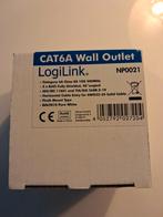 Wandcontactdozen Cat6 logiLink, nieuw., Ophalen of Verzenden, Nieuw, Kabel of Snoer