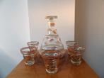 Art Deco Likeur set, handbeschilderd, Ophalen of Verzenden