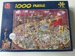 puzzel Jan van Haasteren circus 1000 stukjes, Ophalen of Verzenden, 500 t/m 1500 stukjes, Zo goed als nieuw