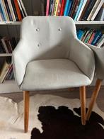 2 stoeltjes grijs, Huis en Inrichting, Stoelen, Ophalen, Hout, Gebruikt, Twee