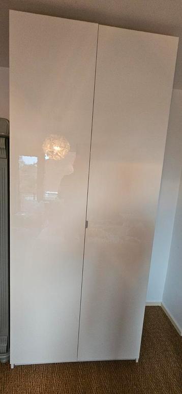 Ikea PAX kast hoogglans wit, gedemonteerd - afbeelding 2
