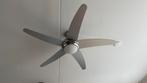 3x plafondventilator Belluno 132 cm, 5 bladen + verlichting, Ophalen, Gebruikt, Glas