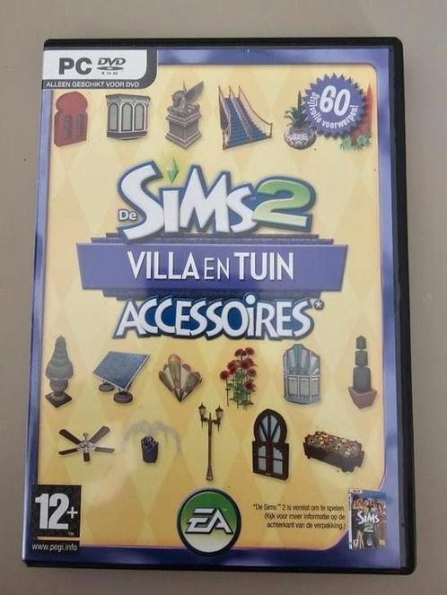 Pc game De Sims 2 villa en tuin accessoires, Spelcomputers en Games, Games | Pc, Zo goed als nieuw, Strategie en Constructie, 1 speler
