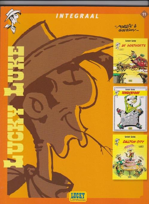 lucky luke 11-12-13-14-15 integraal-mac coy-kapitein sabel, Boeken, Stripboeken, Gelezen, Meerdere stripboeken, Ophalen of Verzenden