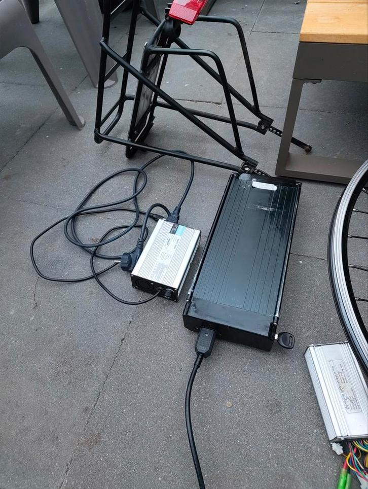 Elektrische fiets ombouwset 48V 500W - 28 inch, Fietsen en Brommers, Fietsonderdelen, Gebruikt, Algemeen, Wiel, Ophalen of Verzenden