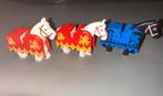 Lego Ridder Paarden met dekens harnas, Kinderen en Baby's, Speelgoed | Duplo en Lego, Ophalen of Verzenden, Gebruikt, Losse stenen