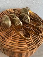 5 messing gordijnklemmen, Huis en Inrichting, Ophalen of Verzenden