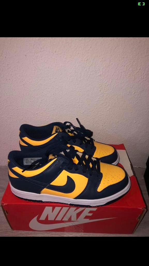 Nike Dunk Low GS Michigan, Kleding | Heren, Schoenen, Nieuw, Sneakers of Gympen, Overige kleuren, Ophalen of Verzenden