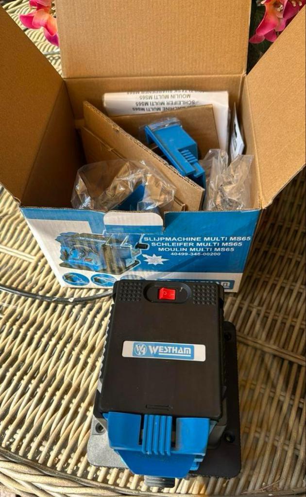 Westham Multi MS65 Slijpmachine - Zo goed als nieuw!, Doe-het-zelf en Verbouw, Gereedschap | Schuurmachines, Zo goed als nieuw