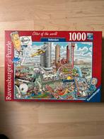 Puzzel van 1000 stukjes over rotterdam, Hobby en Vrije tijd, Denksport en Puzzels, Ophalen of Verzenden, 500 t/m 1500 stukjes