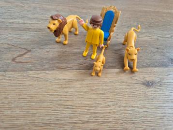 Playmobil Leeuwen Koning met Troon beschikbaar voor biedingen
