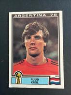 Ruud Krol Panini Voetbalplaatje Argentinië '78, Ophalen of Verzenden, Gebruikt, Overige sporten, Spelerskaart