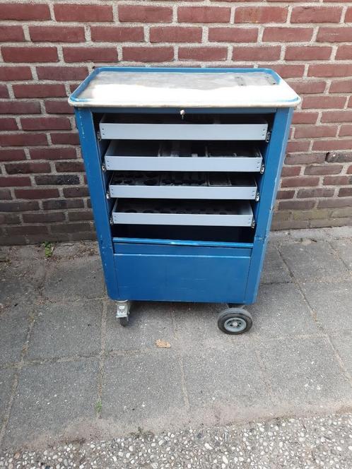 Gedore gereedschapskar gereedschapswagen met inlays, Doe-het-zelf en Verbouw, Gereedschapskisten, Gebruikt, Ophalen