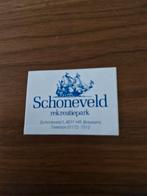 1802 Sticker Schoneveld rekreatiepark, Ophalen of Verzenden, Zo goed als nieuw