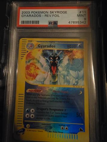 PSA 9 Gyarados Skyridge 2003 Reverse Holo WOTC beschikbaar voor biedingen