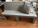 Leuk houten bankje grijs, Ophalen, Zo goed als nieuw