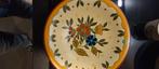 Gouda Plateel Wandbord met Bloemmotief, Antiek en Kunst, Ophalen of Verzenden