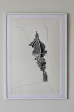 Mooie print tekening schets Duomo Florence, Ophalen