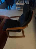 Ikea leren poang fauteuil, Ophalen, Gebruikt, Leer