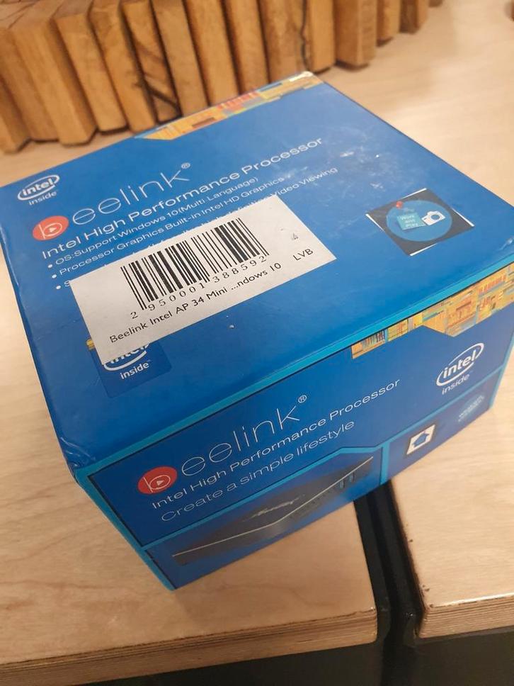 Beelink AP34 Mini PC - Nieuwstaat, Computers en Software, Desktop Pc's, Zo goed als nieuw, Minder dan 2 Ghz, HDD, SSD, 4 GB, Met videokaart