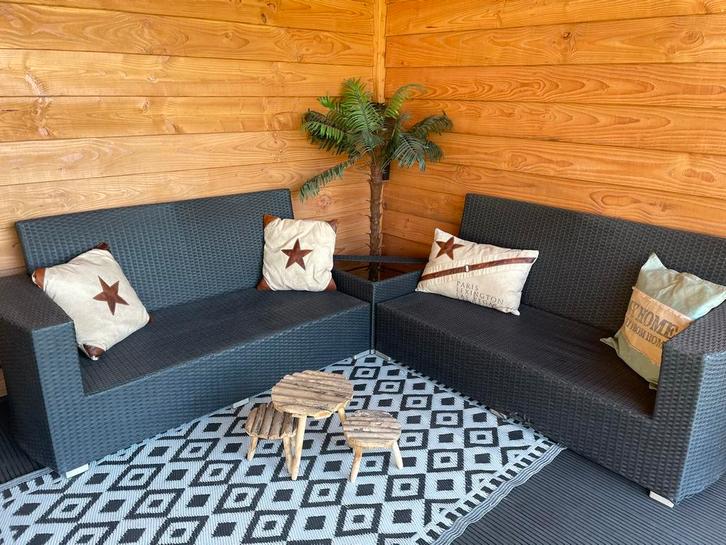 3 sierkussens van Paco, Huis en Inrichting, Woonaccessoires | Kussens, Zo goed als nieuw, Beige, Vierkant, Ophalen of Verzenden